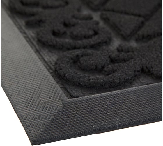 Придверный ковер Profiflooring Тетрис с рельефным рисунком 45х75см, цвет черный 5605356053