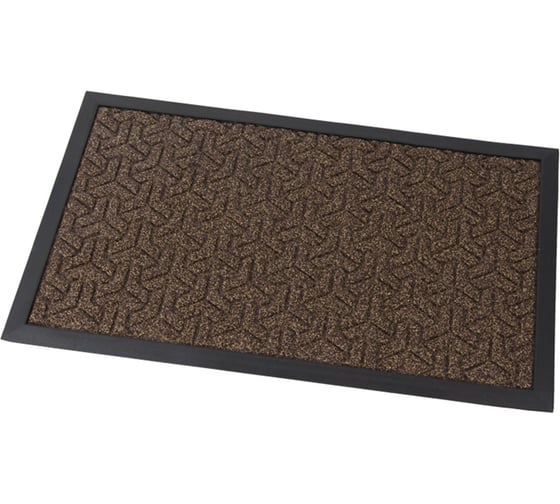 Придверный ковер Profiflooring Травка с рисунком 45х75 см, цвет коричнево-бежевый Trav57453
