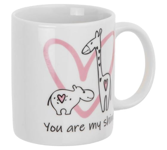 Кружка керамическая PERFECTO LINEA 350 мл, LOVELY ANIMALS-2, 30-063612