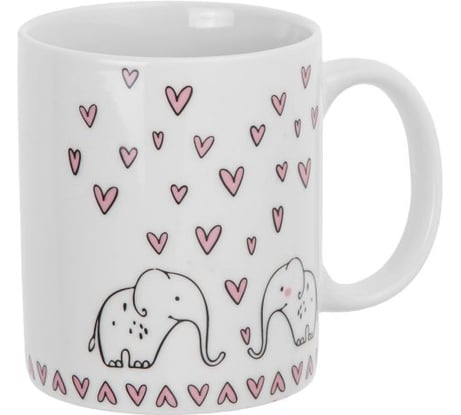 Кружка керамическая PERFECTO LINEA 350 мл, LOVELY ANIMALS-4, 30-063614