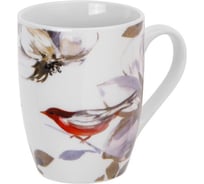 Кружка керамическая PERFECTO LINEA 360 мл, FLOWER BIRD-2, 30-063642