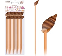 Шпажки для канапе МУЛЬТИДОМ Ракушки набор 24 шт., длина 12 см BJ80-598