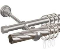 Карниз металлический ООО АС Март Грейс D25К/16Г, сатин, 1,8 м, в упаковке 4812634009849