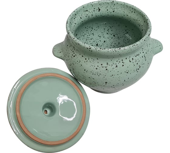 Горшок для жаркого Борисовская керамика 0.5 л, с ручками, гармония 109523