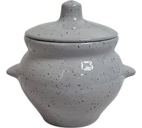 Горшок для жаркого Борисовская керамика 0.5 л, с ручками, туман 109524