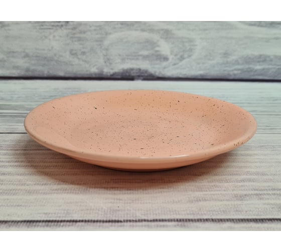 Блюдце Борисовская керамика 15,5 см, большое, фламинго 109516