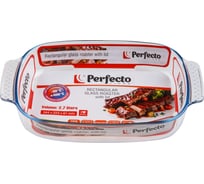 Форма из жаропрочного стекла PERFECTO LINEA 2.7 л, с крышкой, прямоугольная, 344x223x61 мм, 12-270011