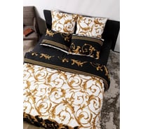 Комплект постельного белья Luisa De Rizzo Палермо 70932-1+70682-4 бязь 120 г/кв.м, 2 спальный Евро 70x70 2 шт 200591ПК15