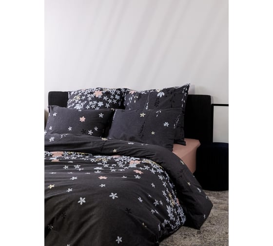 Комплект постельного белья Luisa De Rizzo Саманта 70934-1+70754-4 бязь 120 г/кв.м, семейный 70x70 2 шт 200592ПК59