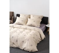 Комплект постельного белья Luisa De Rizzo Джон 20212-1+20213-1 поплин 2 спальный Евро 70x70 2 шт LdR/20212-1+20213-1110