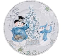 Набор закусочных тарелок Lefard CHRISTMAS 2 шт 19 см СНЕГОВИК 417-122