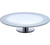 Тортовница на ножке Agness SILVER MIRROR 30x7 см 357-255-1