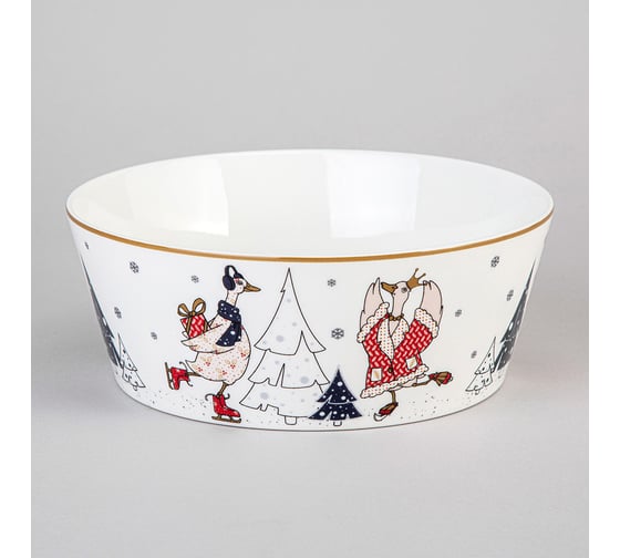 Салатник Lefard FAMILY CHRISTMAS 18x7 см, 1000 мл (кор=24 шт.) 425-132