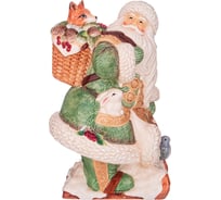 Фигура Lefard ДЕД МОРОЗ НА ЛЫЖАХ 19x18x31 см (кор=4 шт.) 59-719
