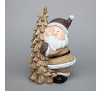 Фигурка Lefard ДЕД МОРОЗ С ЕЛКОЙ 17x12,2x25,5 см 248-174