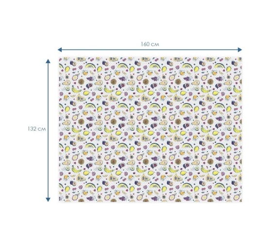Скатерть VILINA 014-1 Симфония 132x160 см ПВХ 6993-014-1