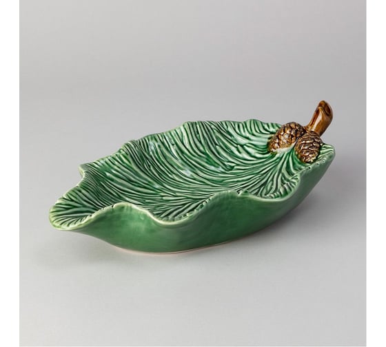 Блюдо Lefard GREEN PINE 26.5x15.5x6.5 см 145-204 1