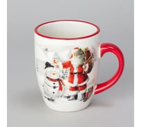 Кружка Agness С НОВЫМ ГОДОМ 11.5x8x10 см, 300 мл 358-2289