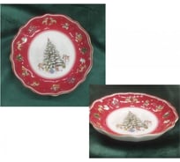 Блюдо Lefard С НОВЫМ ГОДОМ 16x3.5 см, красное 85-2051