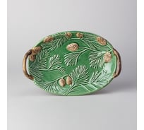 Блюдо Lefard GREEN PINE 28.2x19x5 см 145-200