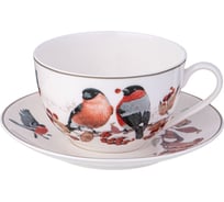 Чайная пара Lefard ЛЕСНАЯ СКАЗКА СНЕГИРИ 300 мл 85-2027