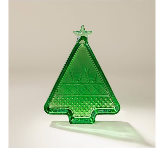 Блюдо Lefard CELEBRATION GREEN 20.5x16x2.5 см 355-363