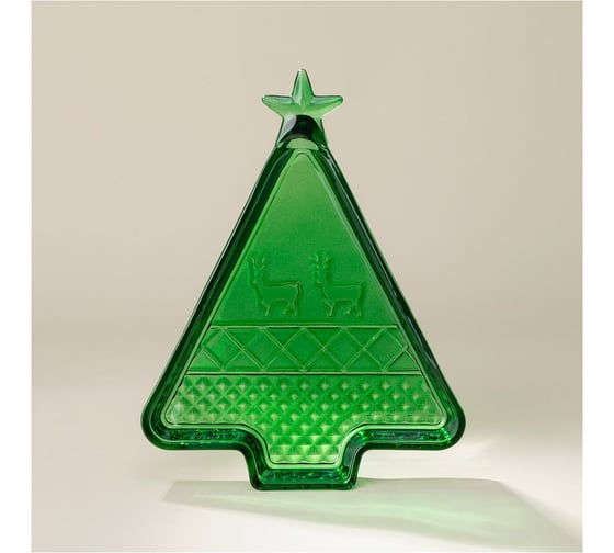 Блюдо Lefard CELEBRATION GREEN 25x19.5x2.5 см 355-362