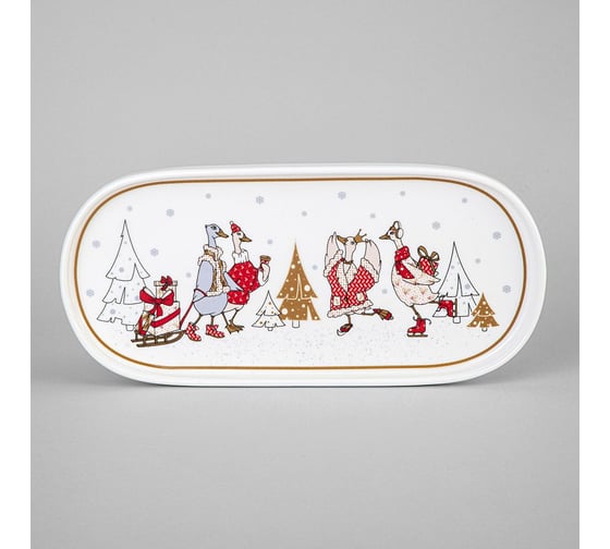 Блюдо Lefard ОВАЛЬНОЕ FAMILY CHRISTMAS 25.5 см 425-186 1