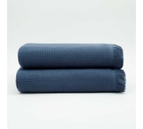 Полотенце Guten Morgen вафельное полотно, Валласон, индиго, 90x150 см ПВ-ВИнд-90-150