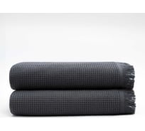 Вафельные полотенца Guten Morgen Валласон, графит 70x140 см, 2 шт. НПВВ-Грф-70-140-2