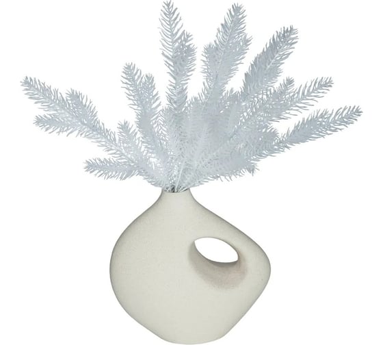 Ветка (лапка) Crystal Trees белая, 17*10 см, 10 шт. KP-VL-10