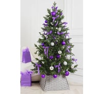Елка искусственная новогодняя Crystal Trees Ель ДЕЛФА 210 см, литая KPb-53210