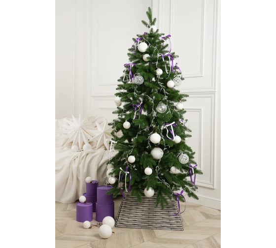 Елка искусственная новогодняя Crystal Trees Ель ЯСОНА 180 см, литая KPb-52180