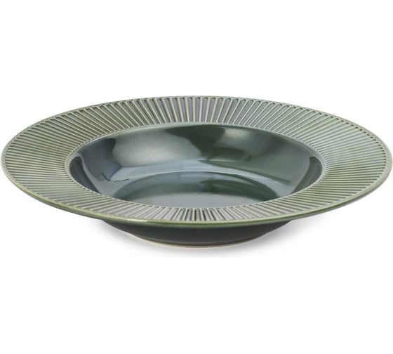 Суповая тарелка FIORETTA EMERALD GREEN 24 см TDP471