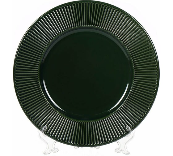 Обеденная тарелка FIORETTA EMERALD GREEN 27 см TDP470