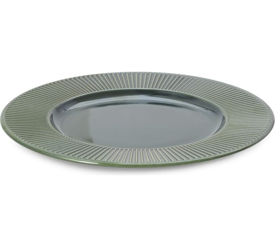 Обеденная тарелка FIORETTA EMERALD GREEN 27 см TDP470
