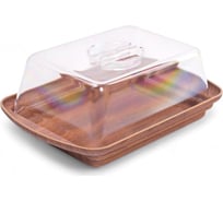 Блюдо для сервировки Attribute MADERA NOCHE 29х19 см, с крышкой APM287