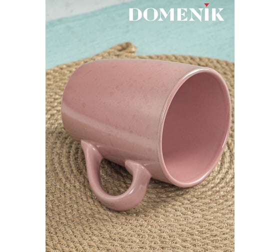 Кружка DOMENIK DROPS розовый, 360 мл DMD225