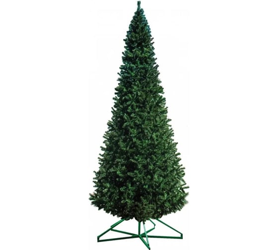 Ель искусственная уличная Crystal Trees Альпийская 7,5 метров, зеленая ССП7.5