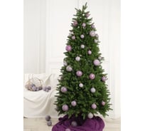 Ель искусственная новогодняя Crystal Trees МОРОЗКО 210 см, литая KPt-12210