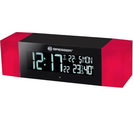 Радио с будильником и термометром Bresser MyTime Sunrise Bluetooth, черное 74663