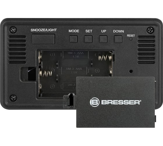 Часы Bresser MyTime W Color LED White, черные 77160