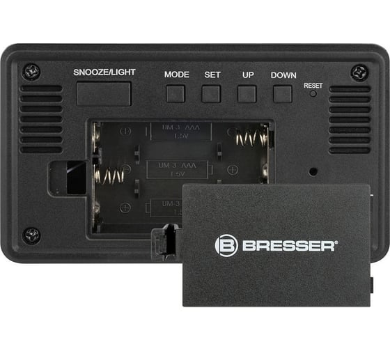 Часы Bresser MyTime W Color LED Blue, белые 77161