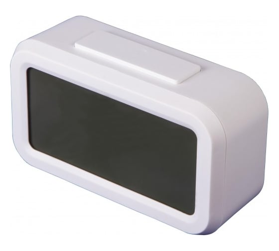 Настольные часы Bresser MyTime Duo LCD, белые 74602
