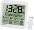 Настенные часы Bresser MyTime Meteotime LCD, белые 74649 1