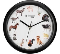 Настенные часы Bresser Junior, 25 см, с животными 75315