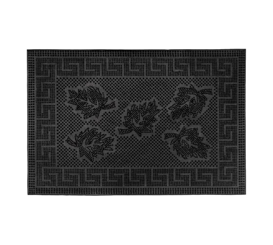 Придверный резиновый коврик ComeForte PIN MAT 40x60см «ПЯТЬ ЛИСТЬЕВ» (IND) PM-039 1