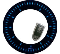 Настенные сетевые часы BVItech синий/черный BV-101BKx BV101BK