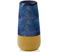 Ваза SCHEURICH Vintage керамика, диаметр 13 см, высота 27 см, синий/бежевый 071175