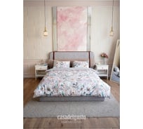 Комплект постельного белья CASADELGUSTO евро, Flores de Verano (Перкаль 180H) 22679